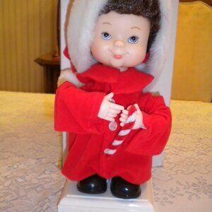 Vintage Undercover Kids Animated Girl  With Candy Cane